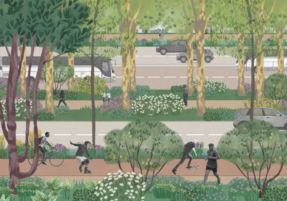 Collages d’ambiances réalisés à partir des illustrations à droite — image 2 sur 2