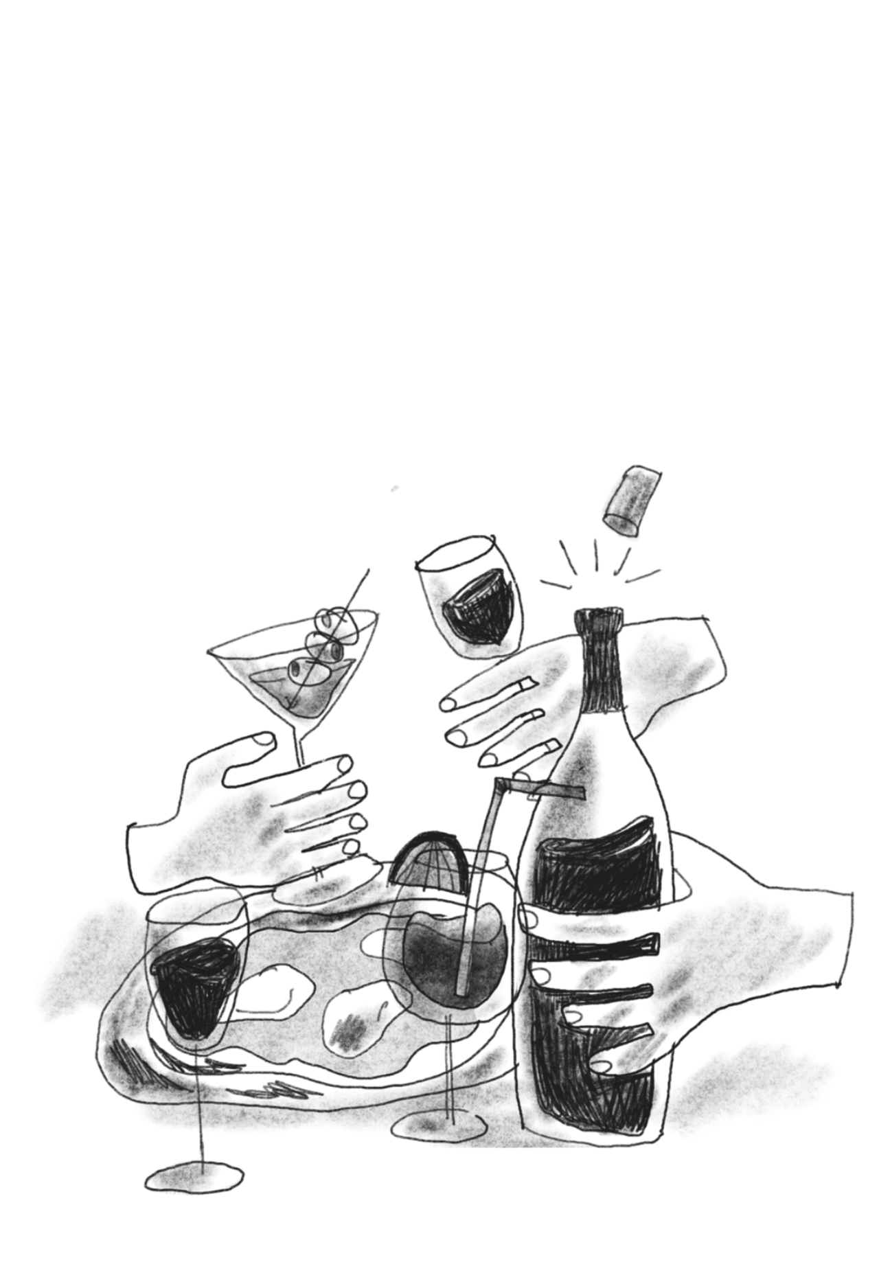 Affiche pour une soirée italienne